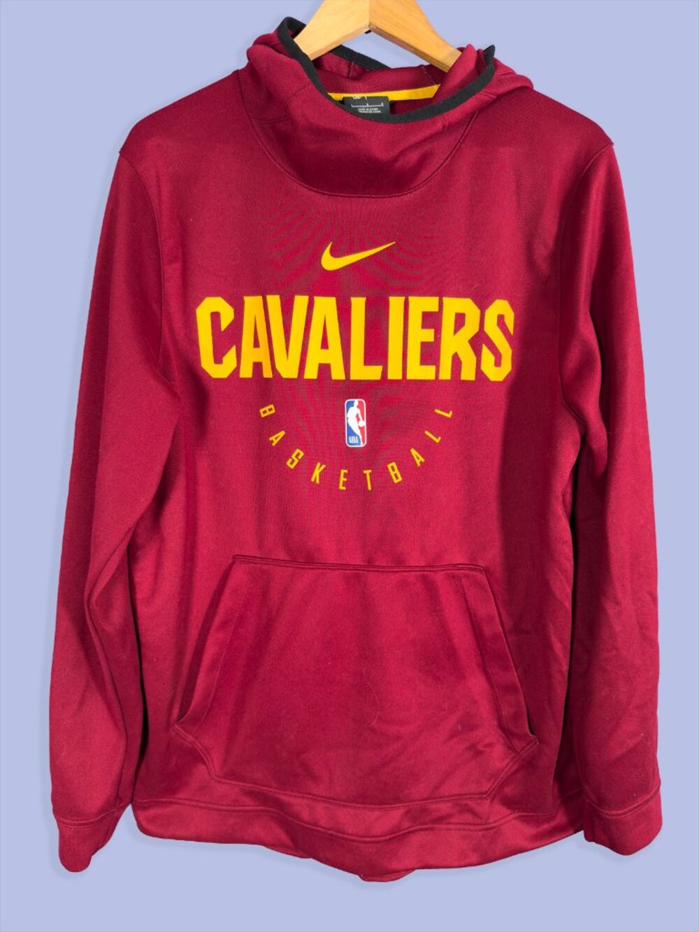 Nike Cleveland Cavaliers NBA Dri-Fit Pullover Hoodie Men’s Large
